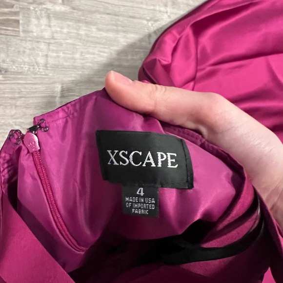 Xscape Plum Gown - Picture 6 of 7